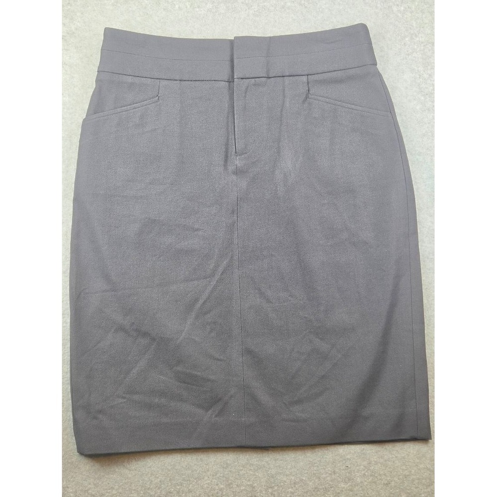 Banana Republic Womens Stretch Pencil Skirt Charcoal Gray Size 4 Workwear Office